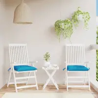 vidaXL "2026 Promotion" Palettenkissen 2 Stk. - Hohe Qualität - Hellblau 50x50x7 cm Oxford-Gewebe - Gartenmöbelauflagen CC21960