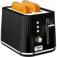 Tefal Elektrischer Toaster Loft schwarzes Toastgerät Tt761838 7 Röststufen