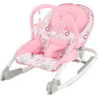 Goplus 2 in 1 Babywippe, Babyschaukel klappbar abnehmbar mit 3-stufig verstellbarer Rückenlehne, Babywiege 0-6 Monaten