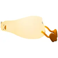 Andoer Süßes Enten-Nachtlicht, warmweißes Nachtlicht mit Berührungssensor, 3 Lichthelligkeiten, Silikon, Tier-Nachtlampe, Telefonhalter für Kinder, Kleinkind