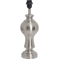 Näve Fuß-Tischleuchte - Material: Metall, Kunststoff - Farbe: stahl-blank; 123650