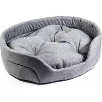 BOUTIQUEZOO BOUTIQUE ZOO Hundebett L Hundesofa Hundekissen für kleine/mittlere/große Hunde Graun