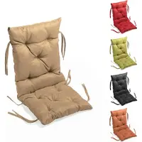 Sunnypillow Bankauflage Stuhlkissen Bankkissen 50 x 50 x 50 cm Sitzkissen und Rückenkissen für Hollywoodschaukel Polsterauflage Auflage - Sandfarben