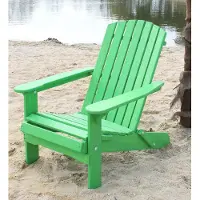 DanDiBo Strandstuhl Holz Grün Gartenstuhl klappbar Adirondack Deckchair