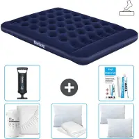 Bestway Luftmatratze - 2-Personen - 152 x 203 x 28 cm - Blau - Inklusive Zubehör