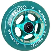 Proto Plasma Stunt-Scooter 110mm Rolle (Chema Cardenas Signature) Teal/PU Teal Transparent