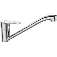 Kuchinox BADLAND Küchenarmatur Wasserhahn FRESNO Küchenmischer für Küche in Chrom