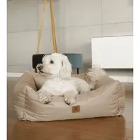 Animood Hundebett Haustierbett Maurice cappuccino 57x50x17cm