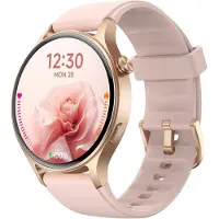 Fitpolo Smartwatch mit Telefonfunktion, 1.32" Touchscreen, Fitnessuhr mit 110+ Sportmodi, Herzfrequenz, SpO2, Stress- & Schlafmonitor, IP68 wasserdicht