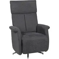 Duo Collection Relaxsessel >Thompson< verstellbar, drehbar, anthrazit - 78x95x80cm (BxHxT)