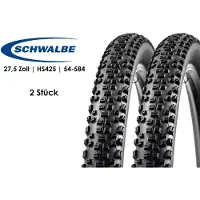 Schwalbe 2 Stück Fahrrad 27.5x2.1 Racing Ralph Fahrrad Reifen Performance 54-584