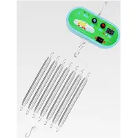 Markenlos Babyschaukel Controller, 12W Elektrische Hängeschaukel für Babys, 7 Federn und 3 Haken, Federwiege mit Einstellbarem Timer für Babyzimmer, Kindergärten, Schlafzimmer