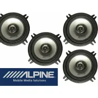 DSX passend für BMW 7er E38 1994 - 2001 Alpine 2 Wege Lautsprecher Tür vorne Heck 400 Watt