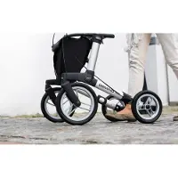 Sunrise Medical Outdoor-Rollator Gemino 60 mit Softbereifung und großen Rädern sowie Tasche, nur 8,5 kg, leicht faltbar, ideal für das Gelände - empfohlene Körpergröße: 150 - 200 cm