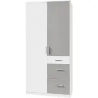 Wimex Kleiderschrank Joker Drehtürenschrank Ausführung wählbarweiß / beton