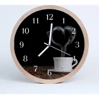Tulup Holzuhr 20fi cm wanduhr - Kaffee Küche