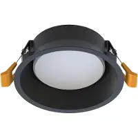 Licht-Erlebnisse Einbaustrahler Metall GX53 Schwarz rund