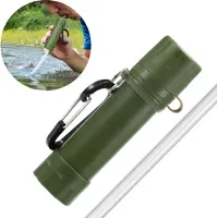 Lixada Wasserfilter f¹r den Au?enwasserfilter Wasserreiniger f¹r die Notfallvorsorge Camping Travelling Backpacking