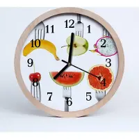Tulup Holzuhr 20fi cm wanduhr - Früchte Salon