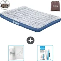 Bestway Luftmatratze - 2-Personen - 152 x 203 x 30 cm - Blau - Inklusive Zubehör