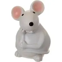Egmont toys Nachtlicht Maus, grau, mit integriertem 6W LED-System für weiches Licht