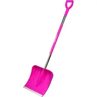 OEM Kunststof Schneeschaufel mit Aluminium - Rosa, Freundschaft