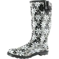 Intex Kautschuk-Gummistiefel in Übergrößen Schwarz Florence 14102 große Damenschuhe