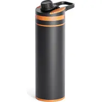 Lixada Klar gefilterte Wasserflasche, Ultra-Feinfilter, tragbarer Wasserreiniger fuer den Aussenbereich, zum Wandern, Camping und Reisen, Wasserfilterflasche
