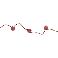 Best Season LED-Lichterkette "Viola-Battery"10tlg. 10 rote Blüten, rote LED, batteriebet., ca.1,35 m, 726-18