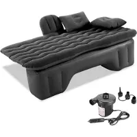OEM Luftbett aufblasbar schwarz Luftmatratze für Auto-Reisen Camping - wasserdicht lüftungsfrei Luftbett Wandern Schwimmbad Strand