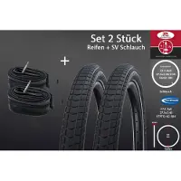 Schwalbe 2 Stück Super Reifen 27.5x2.40 Reflex 62-584 Set Schlauch SV
