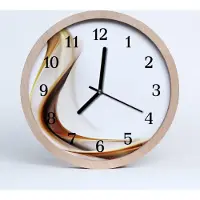 Tulup Holzuhr 30fi cm wanduhr - Abstrakte Kunst