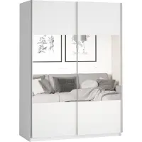 Meublorama HA-BETA-22971655*4C/141KG, 5 Regale, 2 Tür(en), Weiß, MDF-Platten, 610 mm, 1500 mm