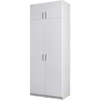 Meublorama MK-SNOW-SW-U11400_HG0001-02A-B*1C/21KG, 2 Tür(en), Weiß, MDF-Platten, 540 mm, 920 mm, 400 mm