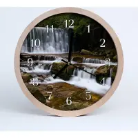Tulup Holzuhr 20fi cm wanduhr - Wasserfälle