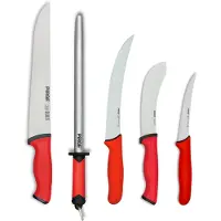 Pirge Metzgermesser Set für Messer Shop - Schlachtermesser Set 5 TLG