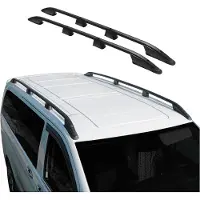Omac Dachreling Dachgepäckträger für VW Caddy 2015-2025 L2 Langer Alu Schwarz