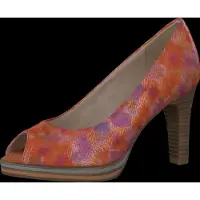 Marco Tozzi Damen Peeptoe; 6cm; coral multi 38