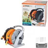 STREND PRO Aufroller Premium, mit Gartenschlauch 1/2", L-20+2 m