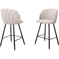 Mirjan 24 Barhocker K99 H, Wohnzimmer Sitzhocker, Beine aus Metall, Esszimmer Kollektion (Farbe: Royal Velvet 16)