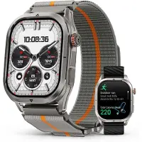 Kospet 2025 MAGIC P10 Smartwatch Herren Smartwatch Damen mit GPS, 50 Tagen Akkulaufzeit, 1,96-Zoll-AMOLED-Display, 5 ATM Wasserdicht mit Android IOS