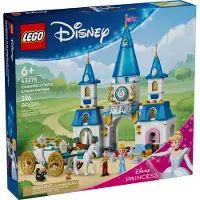 LEGO Disney 43275 Cinderellas Schloss und Pferdekutsche