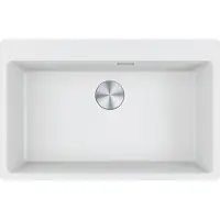 Franke Maris MRG 610-73 A Einbauspüle Glacier Fragranite für Unterschrank ab 80 cm, Handbetätigung - inkl.