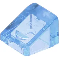 LEGO 1x1 Schrägstein 30° x 1 x 1 x 2/3 54200 - 250 Stück Trans - Mittelblau