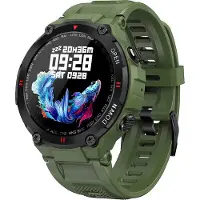 Ele eleoption Smart Watch Outdoor Wasserdichte Sportuhr 1,28'' Mehrere Sportmodi für Android iPhones Grün