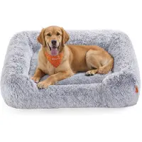 Feandrea Hundebett,Hundekissen,XL Hundesofa,Bezug abnehmbar maschinenwaschbar