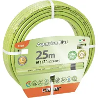 Claber Aquaviva Plus: Handlicher und algenbeständiger Gartenschlauch Ø 1/2" (12,5 mm) 25 m