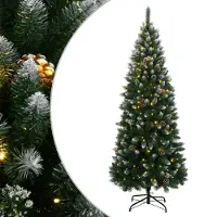 vidaXL Stabli Möbel Künstlicher Weihnachtsbaum 150 LEDs 120 cm - Künstliche Weihnachtsbäume CJG7889085
