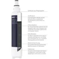 Kwc Ersatz-Filterkartusche | Filtert Mikroplastik & Schadstoffe | für Filterkopf ( Z.540.138 )