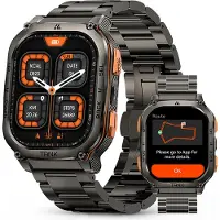 Kospet TANK M3 Ultra GPS Smartwatch für Herren Smartwatch Damen 480mAh Akku 5 ATM & IP69K Wasserdicht Herzfrequenz Monitor Schlaftracker für Vatertag